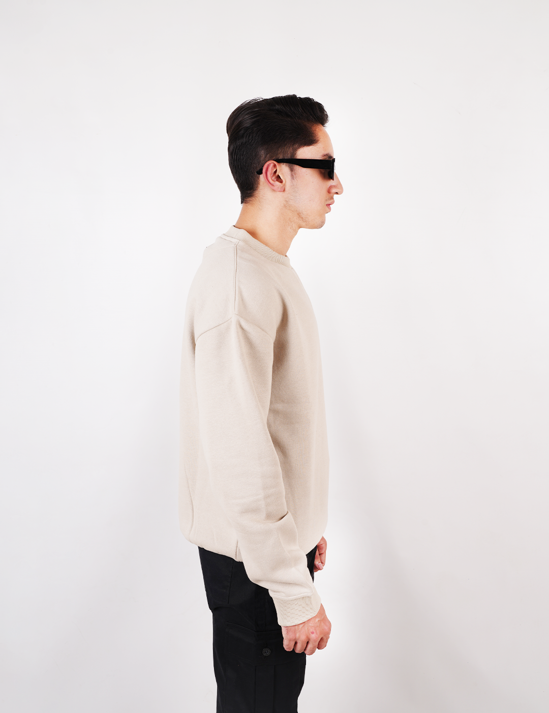 Beige Essential Sweat Shirt