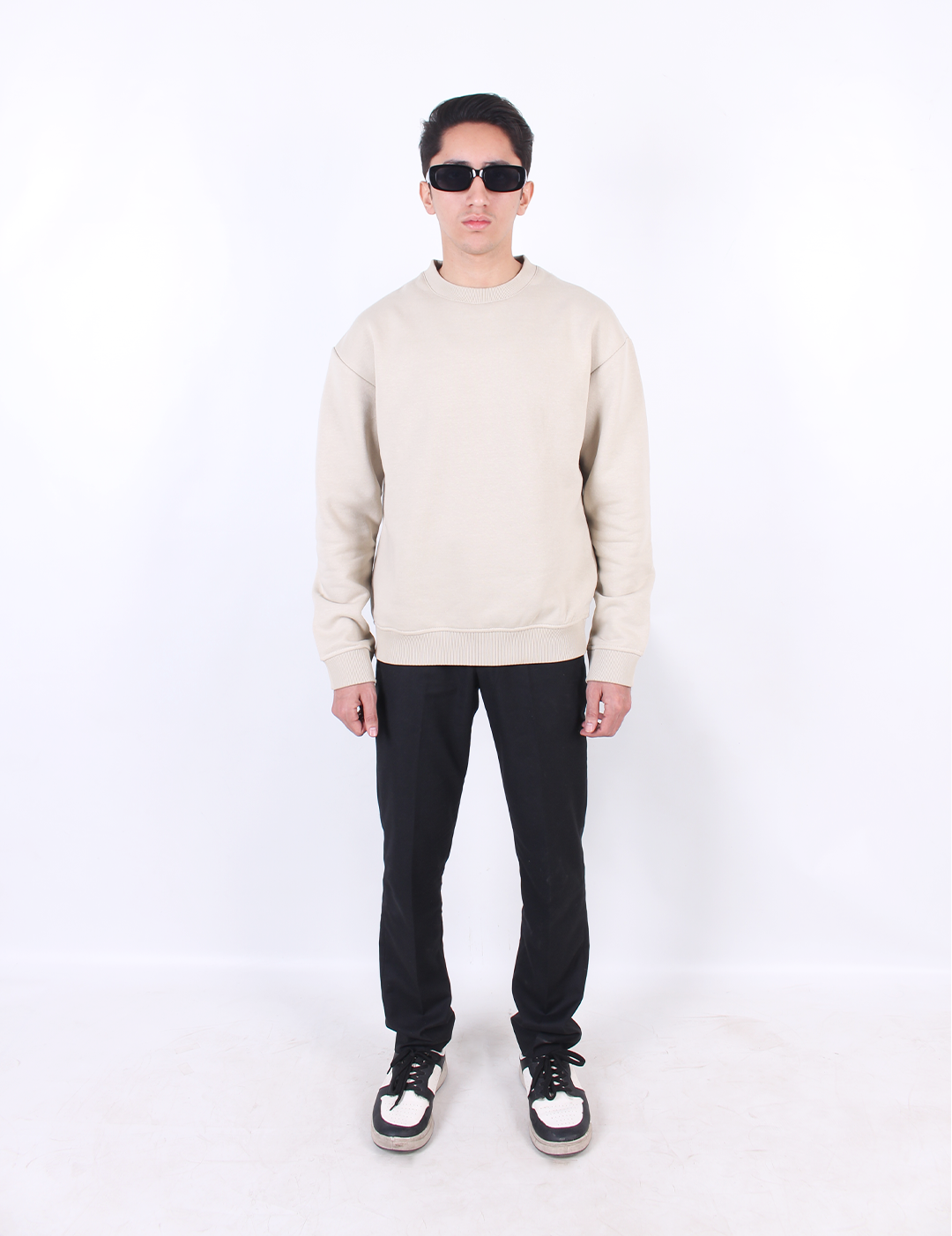 Beige Essential Sweat Shirt