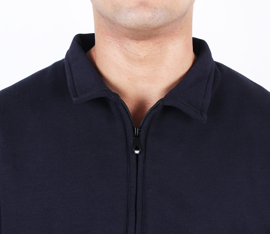 Navy Polo Sweater